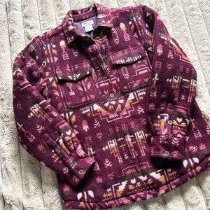 Ariat Burgundy Patterned Jacket